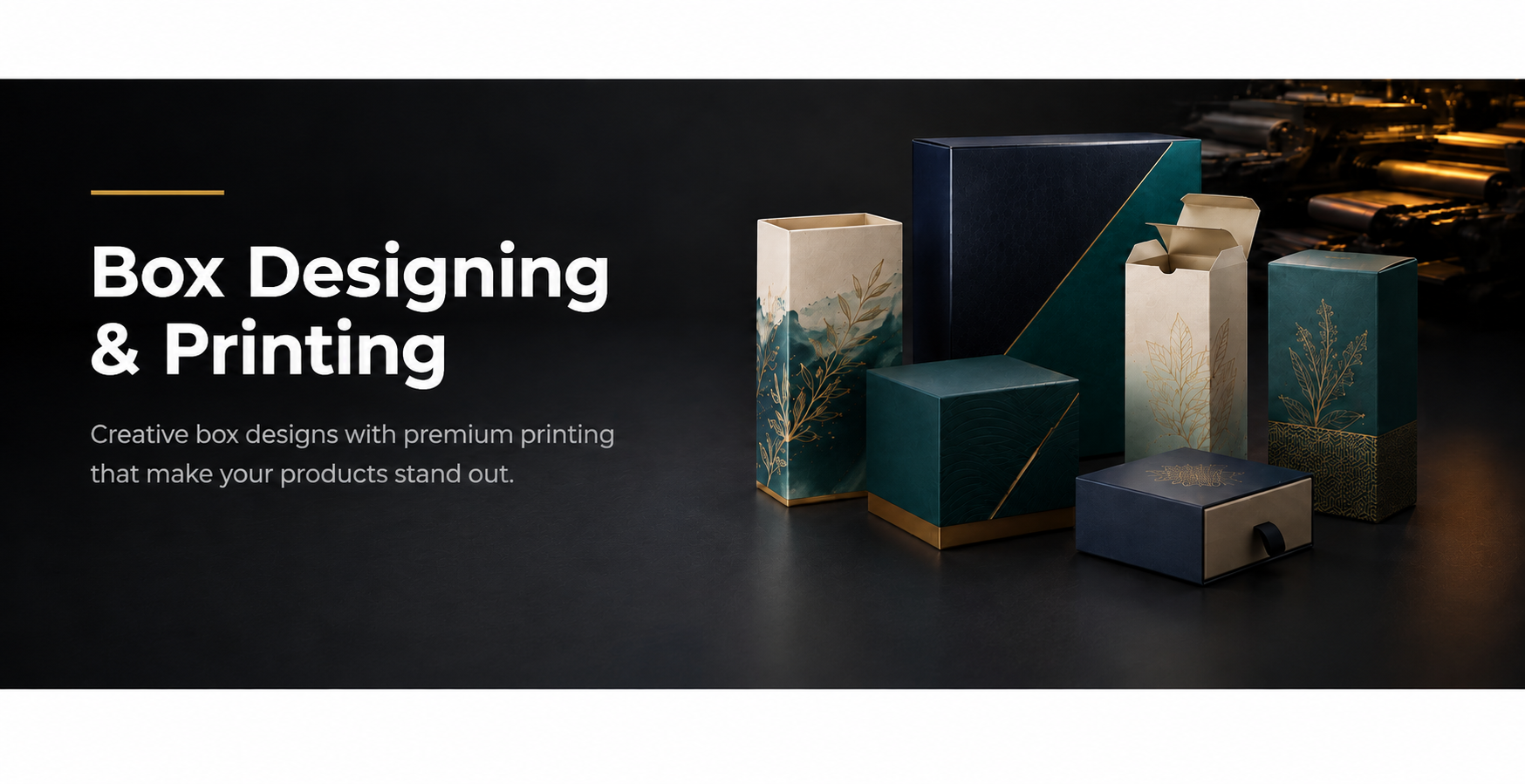 Box designing and printing services in Chennai by Boom Matrix
