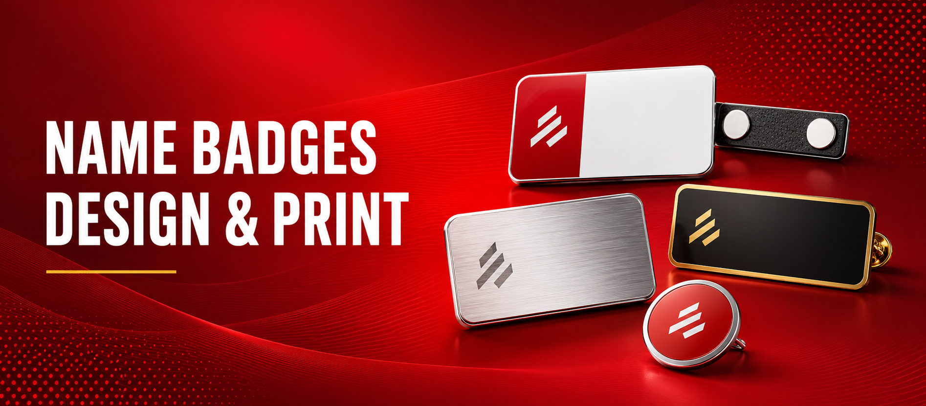 Name Badges Design and Print services in Chennai by Boom Matrix